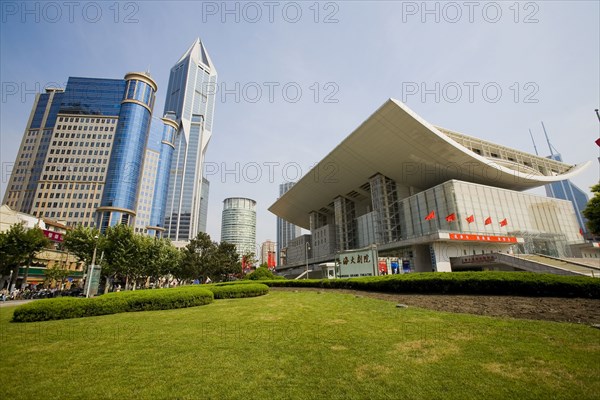 Shanghai,People's Square,Shanghai Grand Theatre,