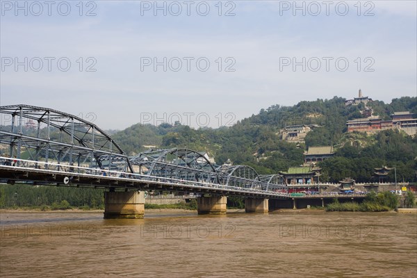 Gansu Province, Gansu, Lanzhou, Huanghe Iron Bridge,