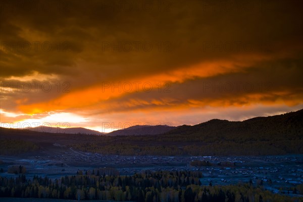 Xinjiang Province, Aletai,