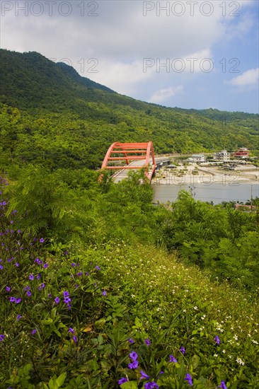 Taiwan, East of Taiwan, Highway, Changhong Bridge,