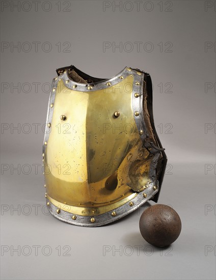 Cuirasse de carabinier et boulet