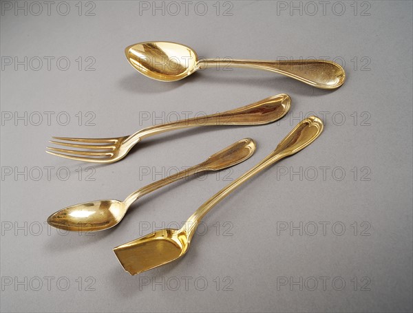 Cutlery belonging to Eugène in Milan