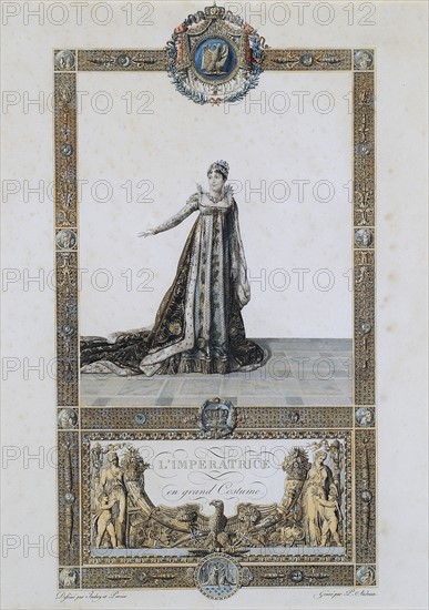 Isabey, Joséphine en costume du sacre