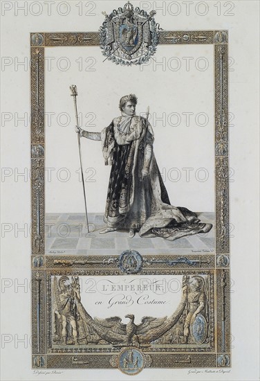 Isabey, Napoléon en costume du sacre