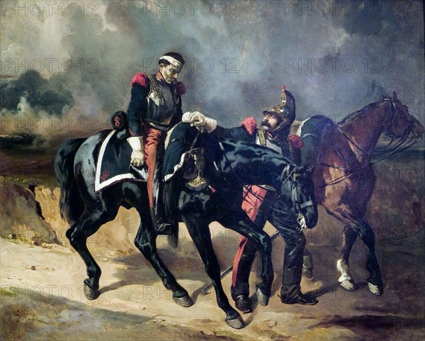 De Dreux, Le Cuirassier blessé après la bataille de Waterloo