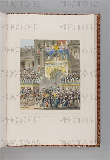Les hommages et félicitations de tous les corps de l'Etat au mariage de Napoléon 1er et Marie-Louis d'Autriche