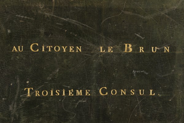 Portefeuille de Lebrun, Troisième Consul (détail)