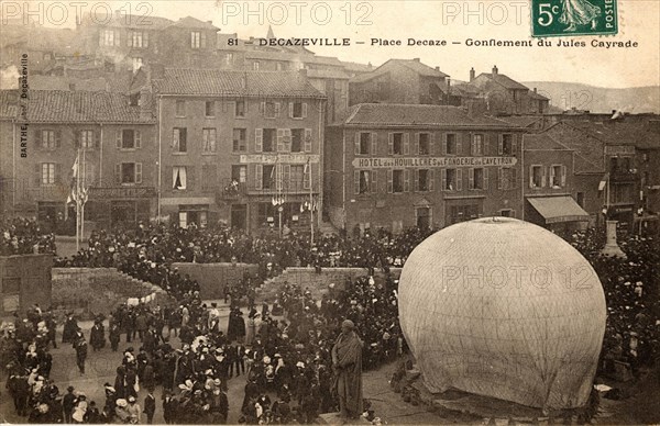 Air-balloon at Decazeville