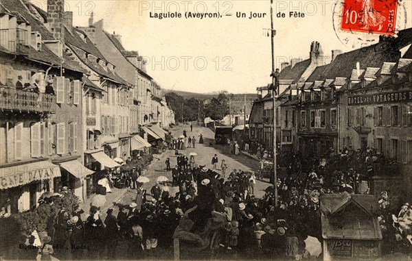 Jour de fête à Laguiole