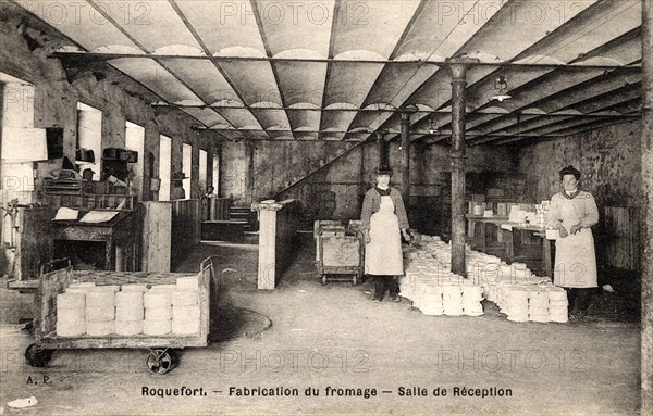 Fabrication du fromage
Roquefort-sur-Soulzon