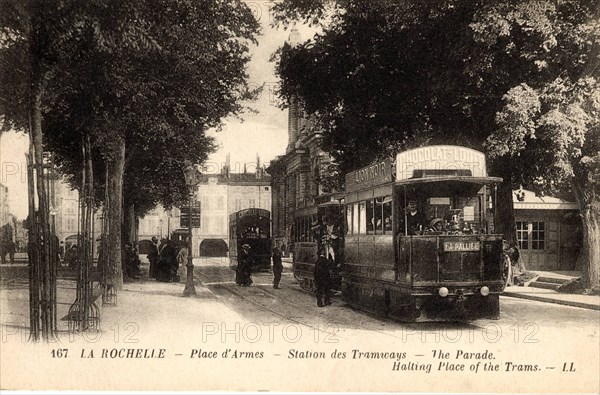 La Place d'Armes à  La Rochelle