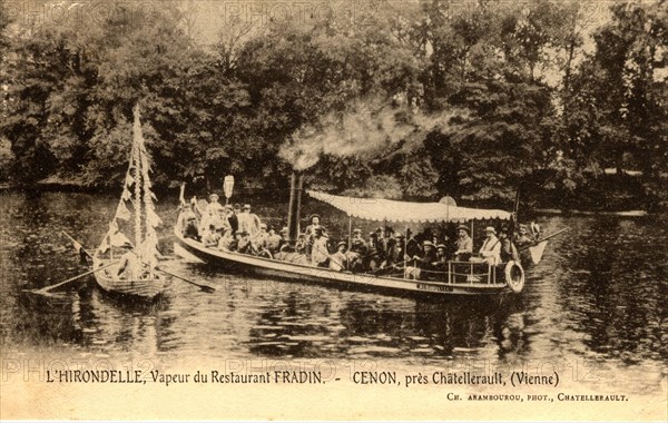 Bateau à vapeur
Cénon-sur-Vienne