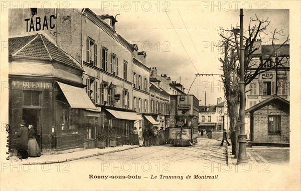 Rosny-sous-Bois, 
Tramway