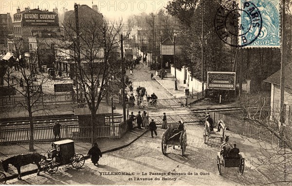 Villemomble,
Level crossing