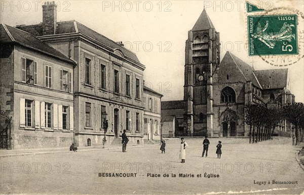 Bessancourt,
Mairie et église