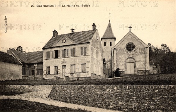 Bethemont-la-Forêt,
Mairie et église