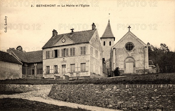 Bethemont-la-Forêt,
Town hall and church