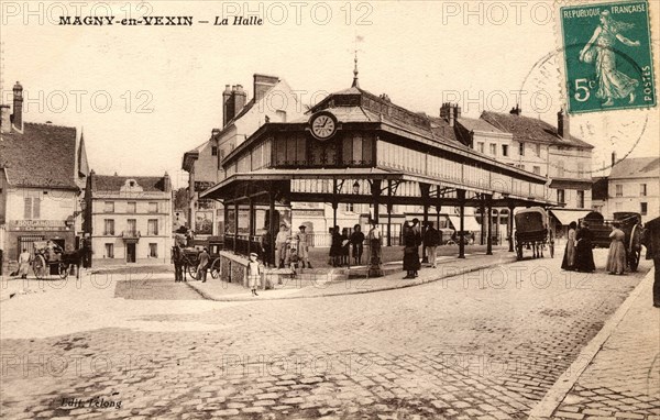 Magny-en-Vexin,
La halle