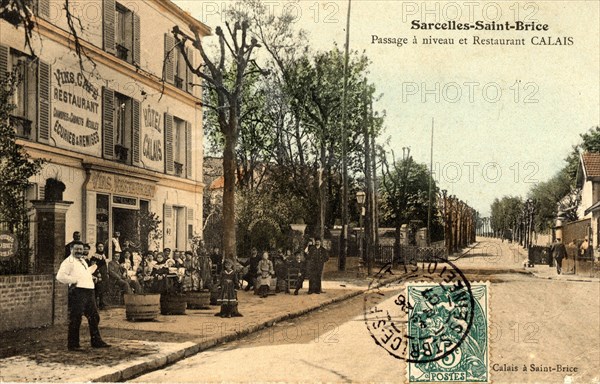 Sarcelles,
Passage à niveau