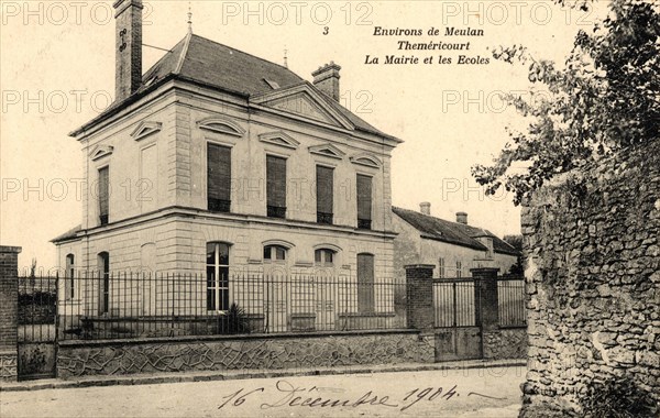 Théméricourt,
Town hall and school