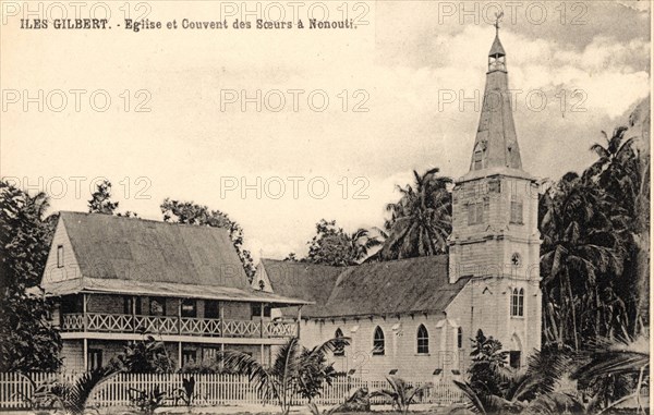 Iles-Gilbert,
Eglise et couvent des soeurs