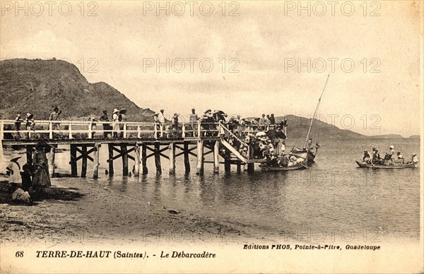 Saintes,
Landing stage