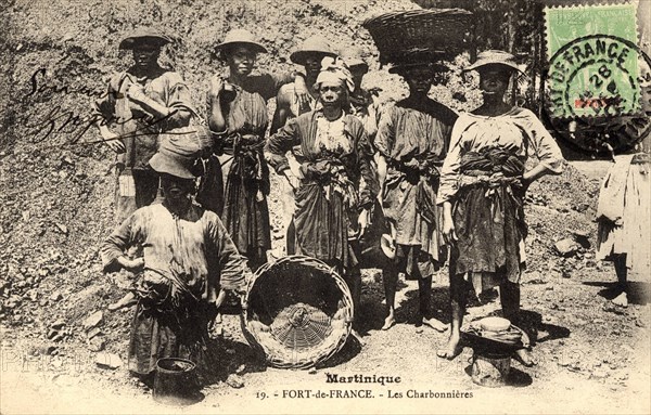 Fort-de-France,
Charcoal makers