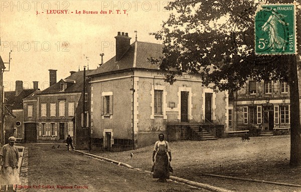 Leugny,
Bureau de poste