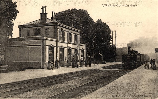 Us,
Railway station