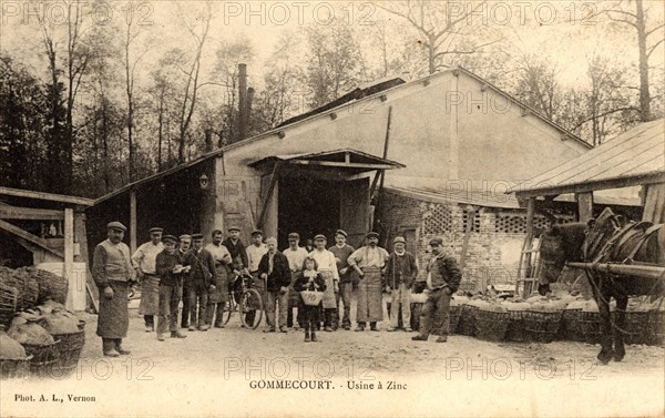 GOMMECOURT,
Zinc factory