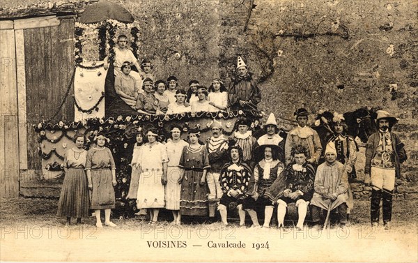 La Cavalcade of 1924 in Voisines