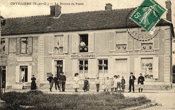 ORVILLIERS,
Bureau de poste