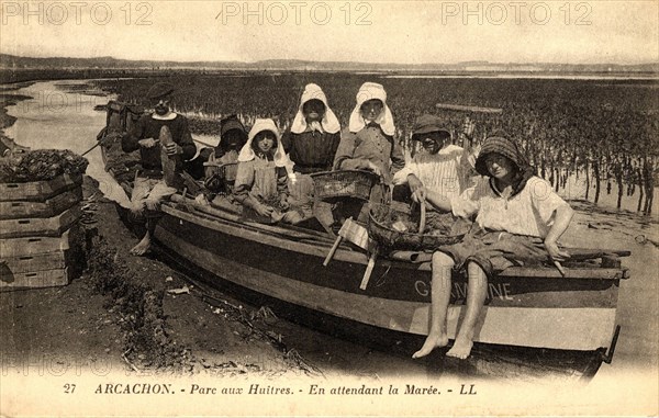 Ramasseurs d'huîtres à Arcachon