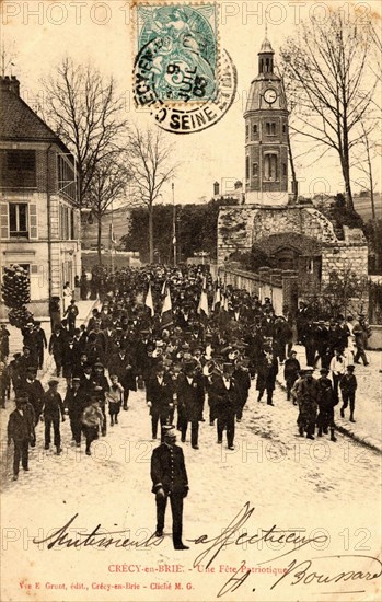 CRECY-EN-BRIE,
Fête patriotique