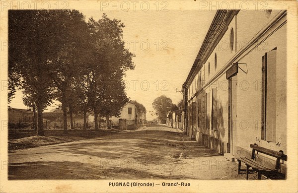 PUGNAC. Département : Gironde (33). Région : Nouvelle-Aquitaine (anciennement Aquitaine)