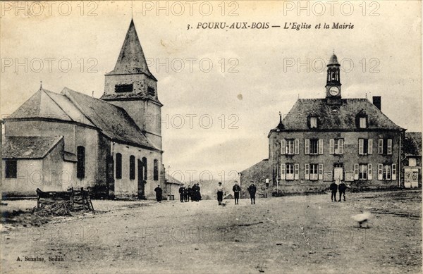 POURU-AUX-BOIS. Département : Ardennes (08). Région : Grand Est (anciennement Champagne-Ardenne)