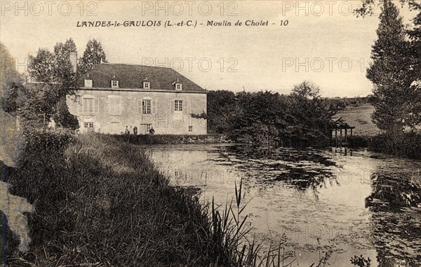 Landes-Le-Gaulois, le moulin de Cholet