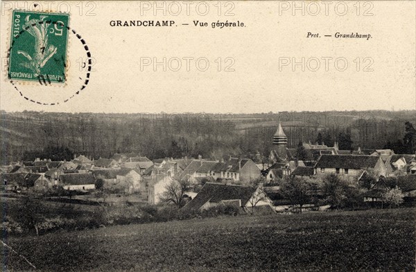 GRANDCHAMP-LE-CHATEAU. Département : Calvados (14). Région : Normandie (anciennement Basse-Normandie)