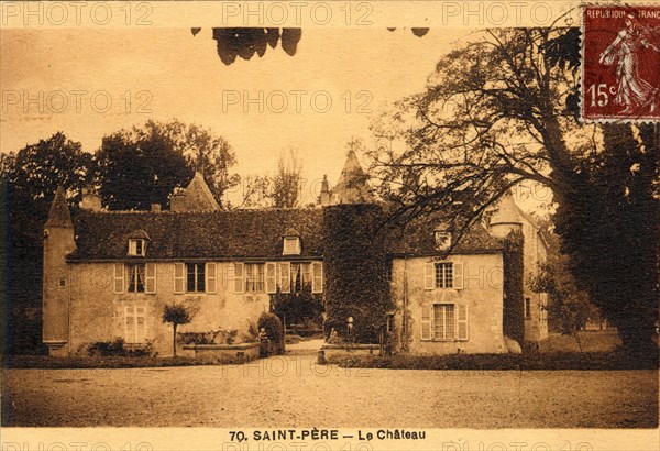 SAINT-PERE. Département : Nièvre (58). Région : Bourgogne-Franche-Comté (anciennement Bourgogne)