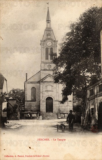 FESCHES-LE-CHATEL. Département : Doubs (25). Région : Région : Bourgogne-Franche-Comté (anciennement Franche-Comté)