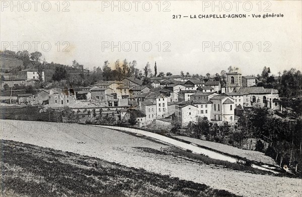 CHAPELLE-AGNON. Département : Puy de Dôme (63). Région : Auvergne-Rhône-Alpes (anciennement Auvergne)