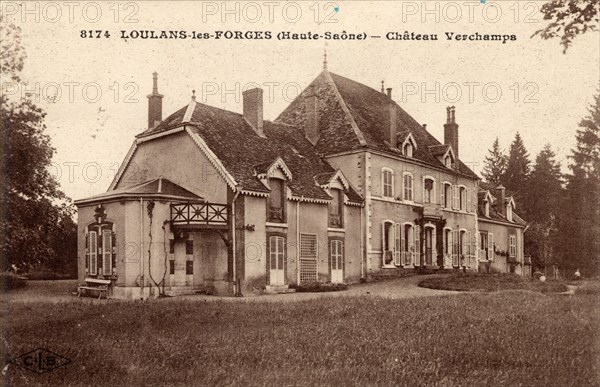 LOULANS-LES-FORGES. Département : Haute Saône (70). Région : Région : Bourgogne-Franche-Comté (anciennement Franche-Comté)