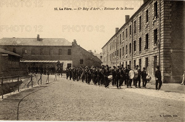 La Fère, le 17e Régiment d'Artillerie