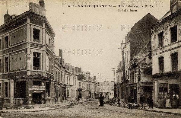 Saint-Quentin après la Première Guerre Mondiale