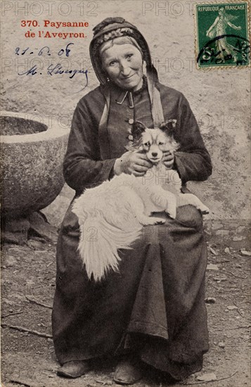 Woman farmer from Aubrac
