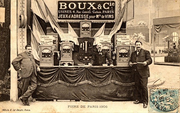 Exposant de la Foire de Paris de 1906