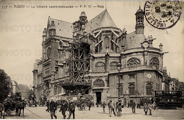 Paris, l'église Saint-Eustache.