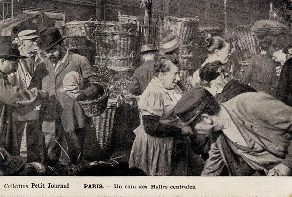 Paris, commerçants des Halles