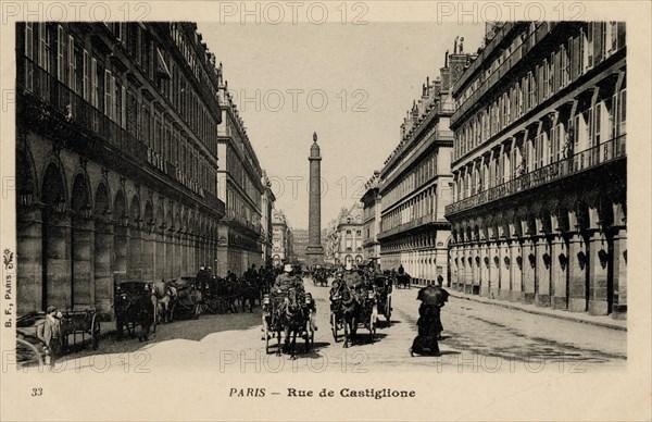 Paris, la rue de Castiglione