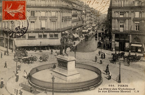 Paris, la place des Victoires